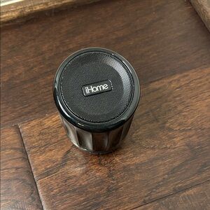 iHome Black Portable Bluetooth Speaker